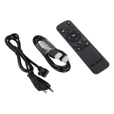 4. BLOW PROJEKTOR PRZENOŚNY ANDROIDTV HD CINEMA SOUND +ETUI BLACK
