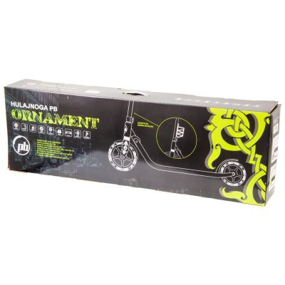 13. HULAJNOGA PB ORNAMENT 230MM ZIELONA