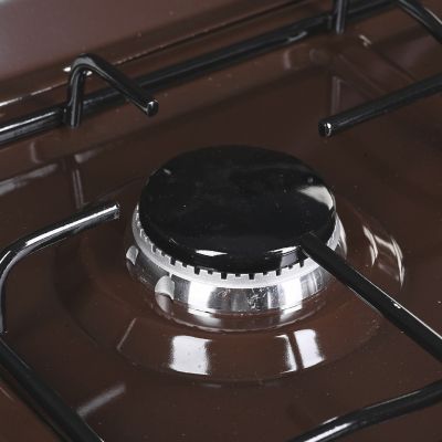 10. Kuchenka gazowa nastawna 4-palnikowa Ravanson K-04BR (brązowy)
