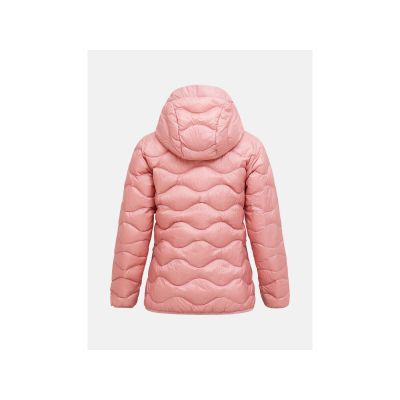 2. Kurtka damska puchowa PEAK PERFORMANCE W Helium Down Hood Jacket kolor różowy
