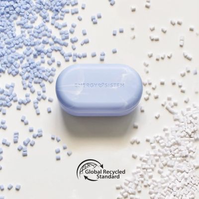 4. Energy Sistem Senshi Eco Zestaw słuchawkowy True Wireless Stereo (TWS) Douszny Połączenia/Muzyka/Sport/Codzienność Bluetooth Jasny Niebieski