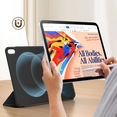6. Etui Tech-Protect Smartcase Magnetic na iPad 10.9” 2022 / iPad 11” 2025 - czarne