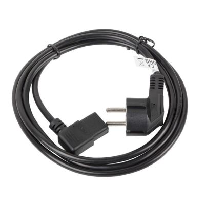 5. Kabel Lanberg CA-C13C-12CC-0018-BK (C13 / IEC C13 / IEC 320 C13 F - Schuko M; 1,8m; kolor czarny)