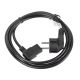 5. Kabel Lanberg CA-C13C-12CC-0018-BK (C13 / IEC C13 / IEC 320 C13 F - Schuko M; 1,8m; kolor czarny)