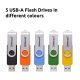 6. Intenso USB Flash Drive Office Line 3543595 3.2 5St. Multipack - 64 GB pamięć USB USB Typu-A 3.2 Gen 1 (3.1 Gen 1) Wielobarwny