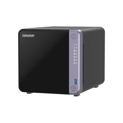 Qnap TS-432X-4G, Tower, 4 x 2.5"/3.5" SATA, AnnapurnaLabs Alpine AL524 4C, 4GB (Max. 16GB) DDR4 SODIMM, 2 x 2.5GbE, 1 x 10GbE SFP+, 2 x USB 3.2 Gen, adapter 90W