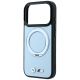 6. Etui BMW Kevlar Ring Stand 360 MagSafe na iPhone 18 Pro / 17 Pro - niebieskie