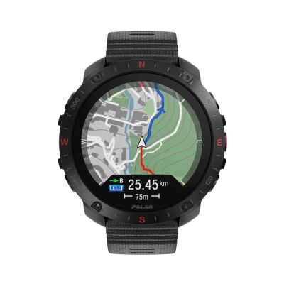 2. Polar Grit X2 Pro 3,53 cm (1.39") AMOLED 48.6 mm Cyfrowy 454 x 454 px Ekran dotykowy Czarny GPS