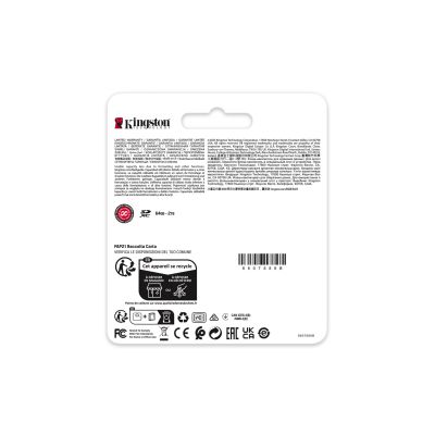 9. KINGSTON SDXC Canvas 256GB React Plus UHS-II 280R/150W U3 V60 for Full HD/4K