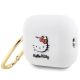 3. Etui Hello Kitty Silicone 3D Kitty Head na AirPods Pro 2 (2022/2023) - białe