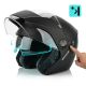4. Kask motocyklowy Meteor Hekato L 59-60 cm czarny