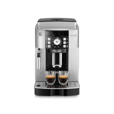 5. Ekspres ciśnieniowy automatyczny DeLonghi Magnifica ECAM 21.117.SB (1450W; kolor srebrny)