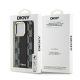 8. Etui DKNY Leather Checkered Mono Pattern MagSafe na iPhone 15 Pro Max - czarne