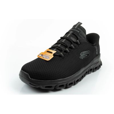 3. Skechers buty męskie sneakersy Glide-Step wygodne lekkie Slip-Ins czarne