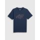 7. T-shirt regular z nadrukiem męski 4F 4FRSS26TTSHM3989-10S