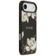 4. Etui Guess Grained Flowers Classic Logo MagSafe na iPhone Air - czarne