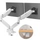 2. ONKRON G160 Uchwyt biurkowy do dwóch monitorów 13" - 32" czarno-biały