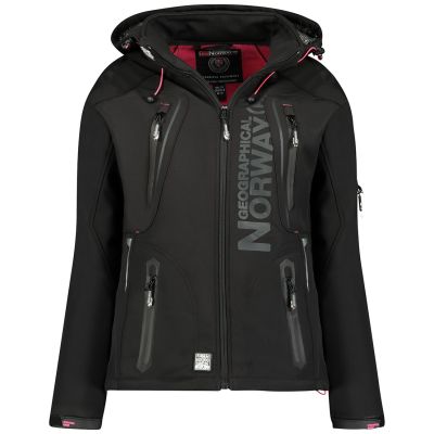 Softshell damski Geographical Norway TISLANDE LADY BLACK   007 (WU4016F/GN-BLACK)