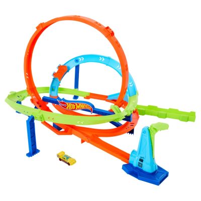 6. Hot Wheels Action Zestaw Zakręcone tornado Loop Cyclone Challenge HTK16 MATTEL