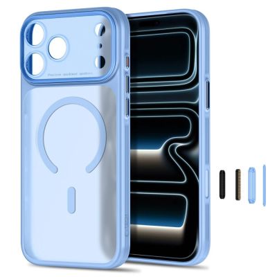 2. Etui Tech-Protect MagPrime MagSafe CC na iPhone 18 Pro Max / 17 Pro Max - jasnoniebieskie matowe