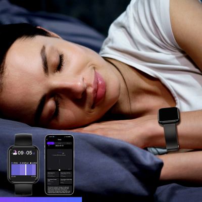 9. Smartwatch Choetech WT001 z funkcją odbierania połączeń IP67 - czarny