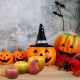 4. FIGURKA DEKORACYJNA DYNIA HALLOWEEN 4SZT POMARAŃCZOWA