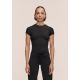 Koszulka damska CASALL Defined Rib Tee kolor czarny