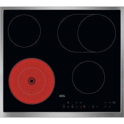 5. AEG TN64RA06XB Czarny Wbudowany 60 cm Ceramiczna 4 stref(y)