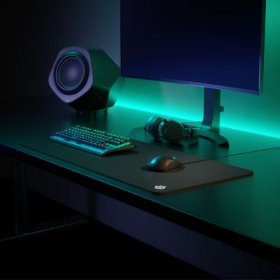 3. Steelseries podkładka pod mysz QcK XXL 900x400x4mm (miękka tkanina czarna)