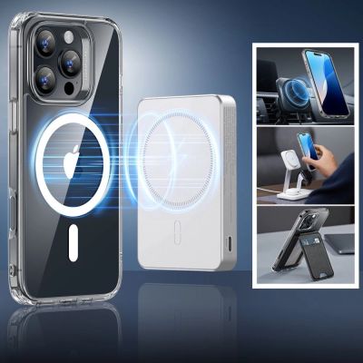 3. Etui ESR Classic Hybrid Halolock MagSafe + szkło hartowane na iPhone 16 Pro Max - przezroczyste