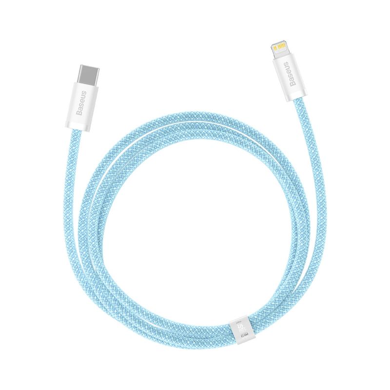 2. Kabel Baseus Dynamic Series 20W USB-C - Lightning 1m - niebieski