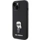 2. Etui Karl Lagerfeld Silicone Ikonik Metal Pin na iPhone 15 - czarne