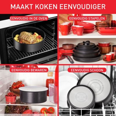 3. Tefal Ingenio L76391 zestaw garnków 4 szt.
