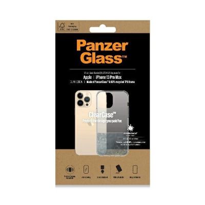 2. Etui PanzerGlass ClearCase antybakteryjne z certyfikatem Military Grade na iPhone 13 Pro Max - przezroczyste