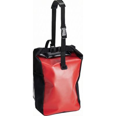 14. SAKWA TORBA ROWEROWA WODOSZCZELNA TYLNA NA BAGAŻNIK CZERWONA 13,5L XQMAX PRO