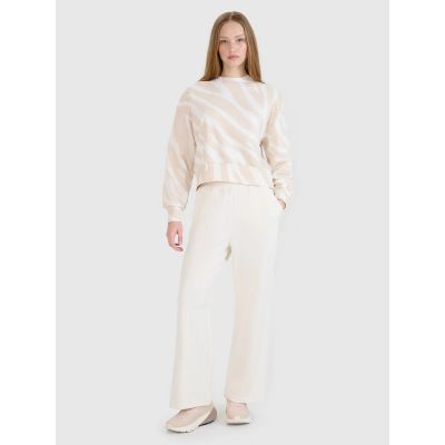 2. Damska bluza dresowa nierozpinana bez kaptura 4F 4FWSS25TSWSF1579-11A