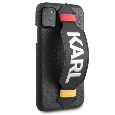 5. Etui Karl Lagerfeld Strap na iPhone 11 Pro 5,8" - czarne