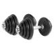 11. VIRTUFIT REGULOWANY ZESTAW HANTLI PRO - ZESTAW SZTANGI - ŻELIWO - 1 X 15 KG