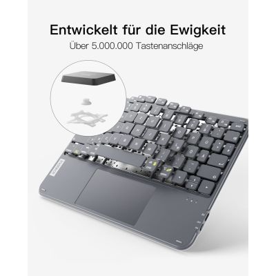 6. inateck Keyboard Tablet QWERTZ gray