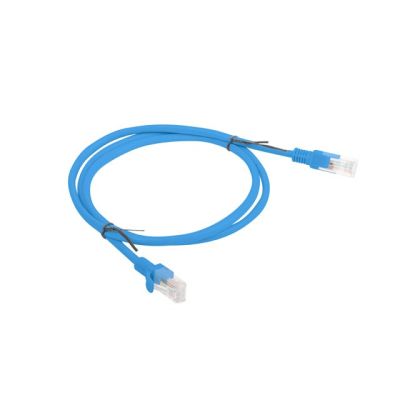 2. Patchcord Lanberg PCU5-10CC-0100-B (RJ45 - RJ45 ; 1m; UTP; kat. 5e; kolor niebieski)