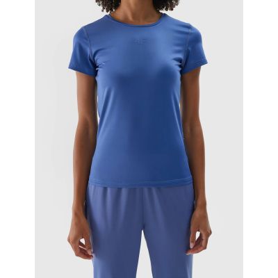 3. Koszulka treningowa regular szybkoschnąca damska 4F 4FWAW24TFTSF1011-31S
