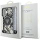 7. Etui Guess Palm Trees Triangle Pearl Strap MagSafe do iPhone 16 czarny