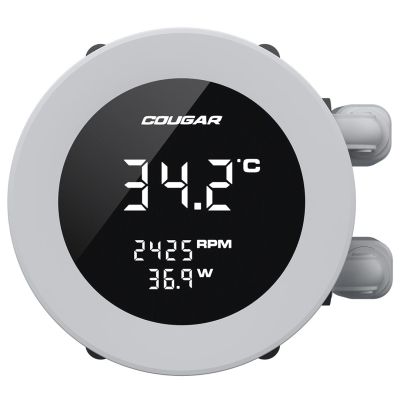 3. COUGAR CGR-PSDVARGB-W-360 Procesor Chłodnica cieczy all-in-one 12 cm Biały