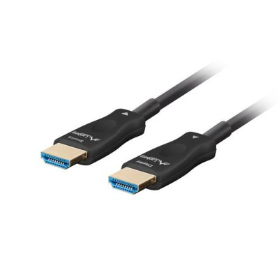 12. LANBERG KABEL HDMI M/M V2.1 30M 8K OPTYCZNY AOC CA-HDMI-30FB-0300-BK