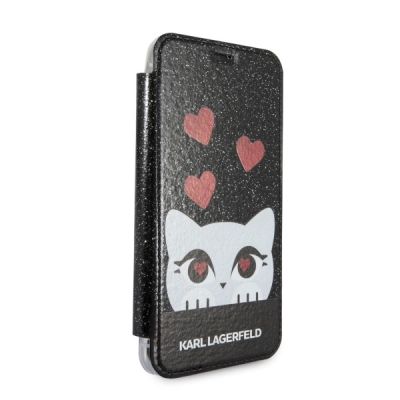 4. Etui Karl Lagerfeld Valentine na iPhone X / Xs - czarne