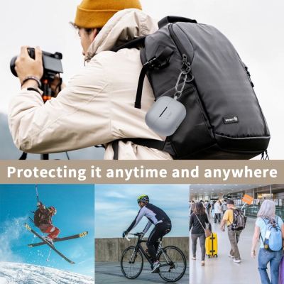5. Etui Tech-Protect Silicone Hook na Samsung Galaxy Buds 3 / 3 Pro - brązowe