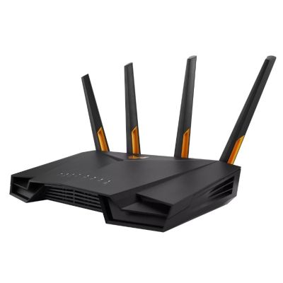 7. ASUS TUF-AX4200 Gaming AX4200 wireless router 2,5 Gigabit Ethernet Dual-band (2.4 GHz / 5 GHz) Black, Orange