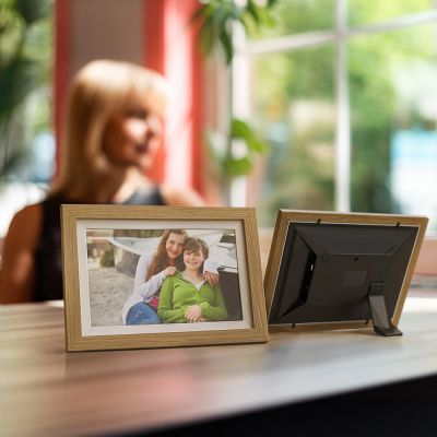 6. Ramka Cyfrowa Wozinsky WRC-32 10.1" z aplikacją Frameo 32GB - jasnobrązowa