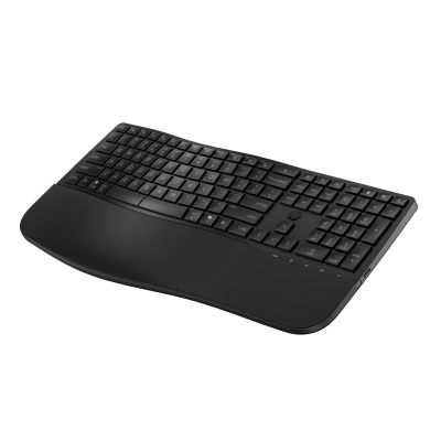 8. Klawiatura HP 680 Comfort Dual-Mode Keyboard Wireless/Bluetooth Black bezprzewodowa czarna 8T6L8AA