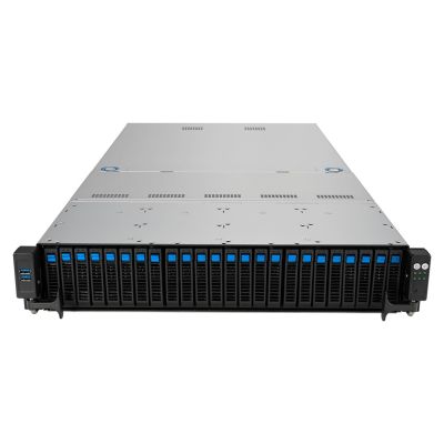 5. Platforma Asus Rack (2U) RS520A-E12-RS24U AMD Epyc 9004 (24x NVMe, 2xGPU, 2x1Gbe, IPMI, 1+1 1600W)